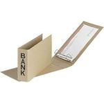 PAGNA Bankringbuch 2-Ringe braun 5,0 cm DIN A6 quer (40801-11)