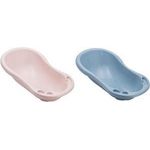 keeeper kids Babywanne "maria pure", nordic-blue aus PP, mit zwei Ablagefächern, mit Stöpsel, - 1 Stück (1034268000000)