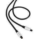 SpeaKa Professional Toslink Digital-Audio Anschlusskabel [1x Toslink-Stecker (ODT) - 1x Toslink-Stecker (ODT)] 1.50 m Schwarz SuperSoft-Ummantelung SpeaKa Professional (SP-7870568)