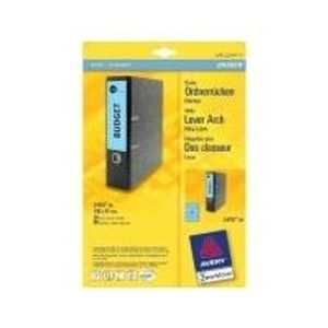 Avery L4767 - Blau - 61 x 192 mm 400 Stck. (100 Bogen x 4) Aktenetiketten - Avery L4767 - Blau - 61 x 192 mm 400 Stck. (100 Bogen x 4) Aktenetiketten