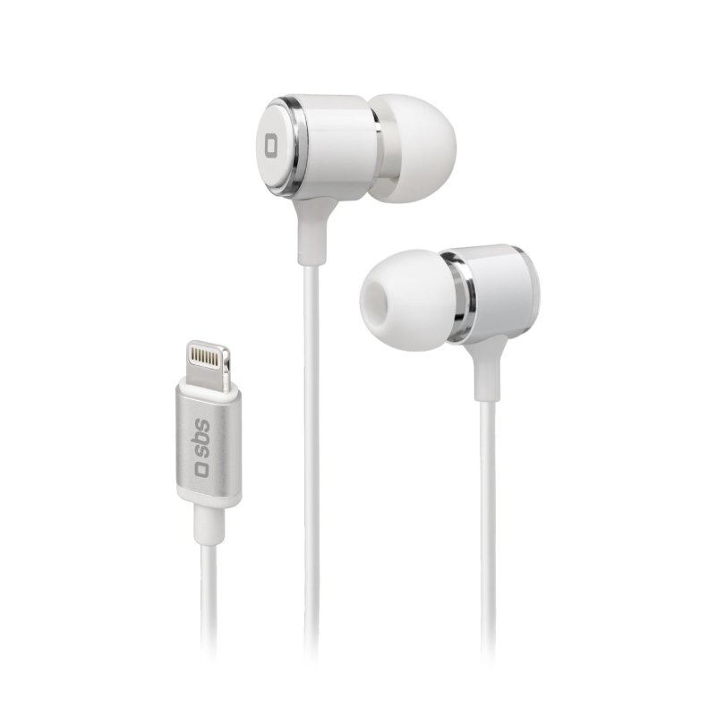 SBS Mobile Mix 100 In-Ear-Headset mit Lightning-Anschluss Weiß