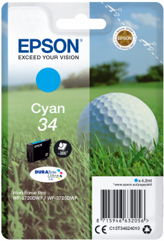 Epson 34 4,2 ml Cyan (C13T34624020)