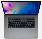 APPLE MacBook Pro TB 39,11cm 15.4" Intel 8-Core i9 2,3GHz 16GB/2400MHz 512GB SSD RadeonPro 560X/4GB DE - Grau (MV912D/A)