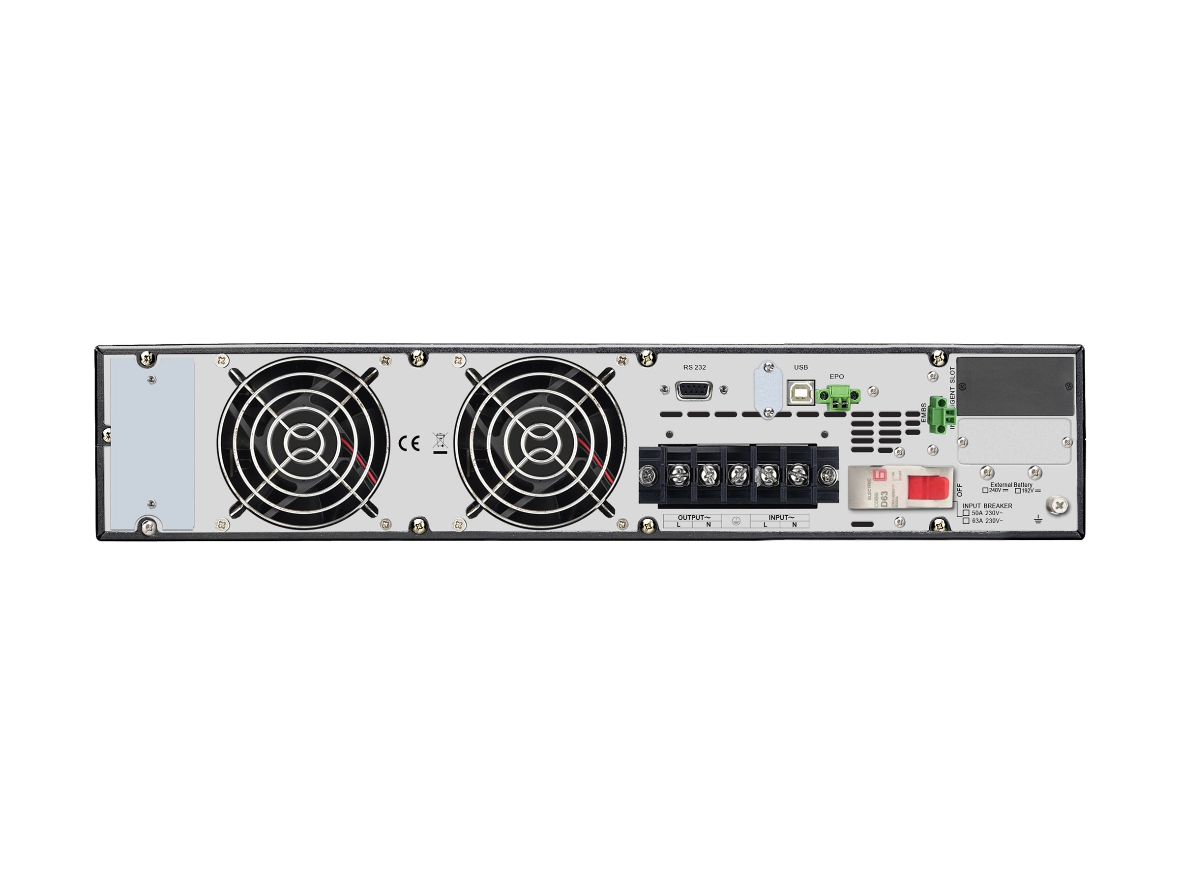 APC Easy UPS SRV 5000 VA 5000 W 230 V Online USV 4U Rackmontage Schwarz