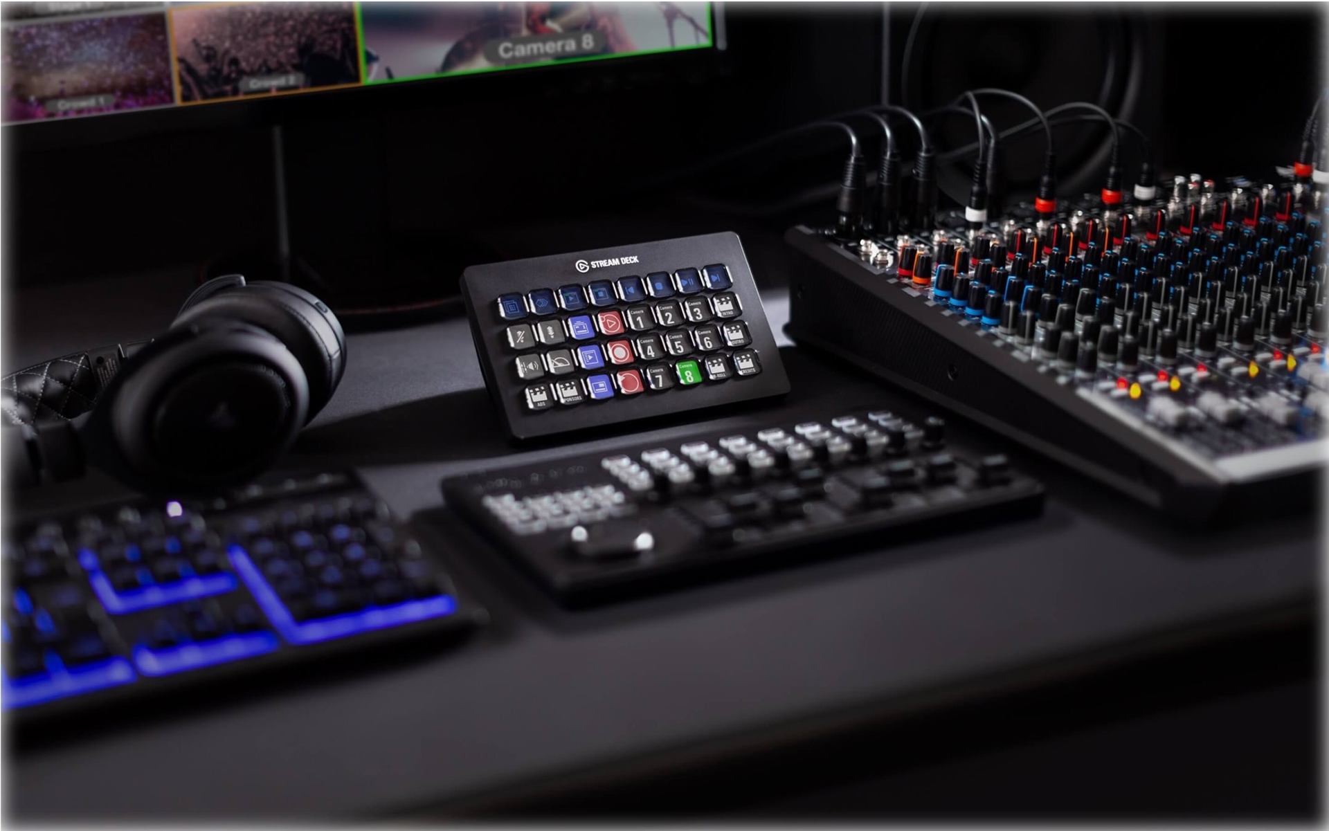Elgato Stream Deck XL Tastenfeld 32 LCD-Tasten Schwarz