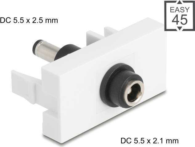 Delock 90863 - Easy 45 Modul Buchse zu Stecker (90863)
