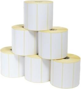 ARTDEV Etikettenrolle - Thermodirekt, 56 x 45mm, D80mm, Kern 12/25, 600 Etiketten/Rolle, ablösbar f... (EDA 056-045 K25 D080)