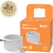 Club 3D USB-C Magnetic-Coil 240W PD3.1 White Cable Fast Charging (CAC-3032)