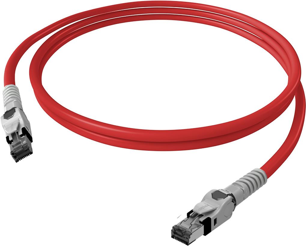 ZVK EasyLan CP1ORMSMS0010 VarioBoot Kat. Patchkabel geschirmt rot 1,0m (CP1ORMSMS0010)