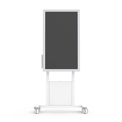 SMS Func Mobile Motorized Flipster 2 Motorisierter mobiler Standfuß 55"–65" VESA 400 x 400 50 kg Weiß