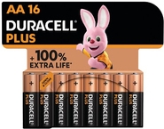 Duracell Plus, Einwegbatterie, AA, Alkali, 1,5 V (176393)