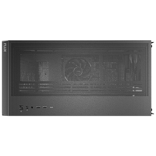 Antec FLUX SE Midi Tower E-ATX/ATX/mATX/ITX Schwarz, Holz