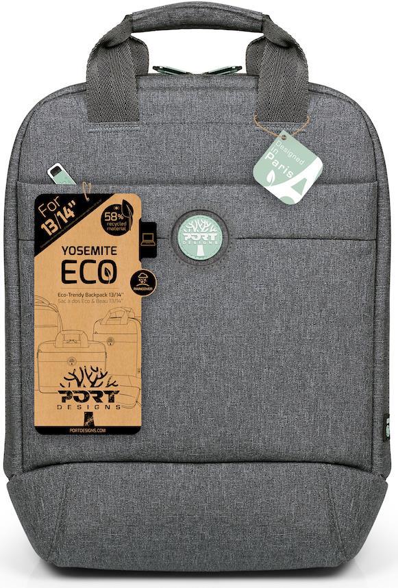 PORT Designs Yosemite Eco-Trendy Notebook-Rucksack 14" Grau