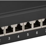 DS-IT Patchpanel 10”, 12-fach STP Patchpanel CAT 6a (DS-10Patch6a-12STP)