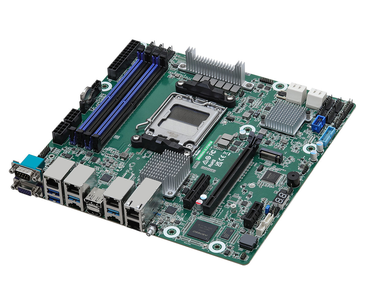 ASRock Rack B650D4U-2L2T/BCM Mainboard AMD B650E Socket AM5 micro ATX Rot