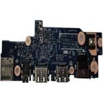 Dell Right-side I/O daughterboard for Dell Latitude 3420, featuring 2 USB ports, audio port, RJ-45, and microSD slot (F78FC)