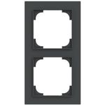 BUSCH-JAEGER 1722-45M Rahmen 2-fach schwarz matt (2CKA001754A4848)