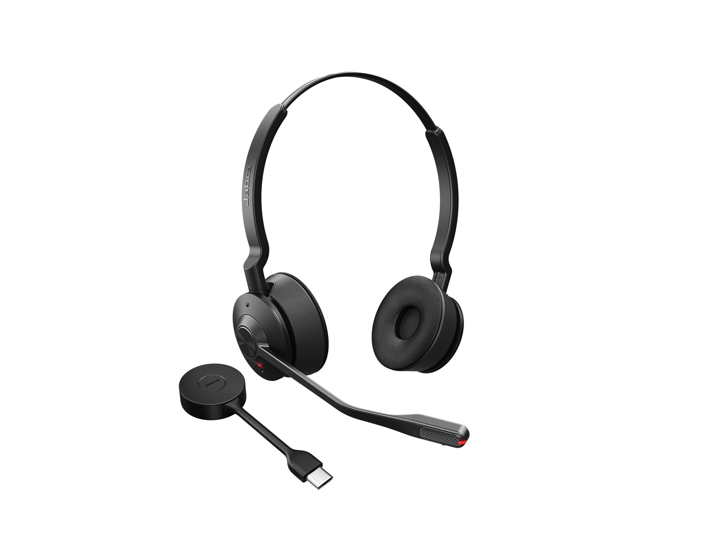 Jabra Engage 55 SE Stereo On-Ear Headset DECT USB-C Schwarz