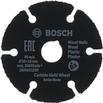 Bosch 1 600 A01 S5X. Typ: Schneidedisk, Mittentyp: Flache Mitte, Markenkompatibilität: Bosch. Menge pro Packung: 1 Stück(e) (1600A01S5X)