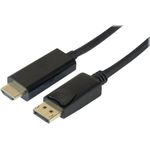 DisplayPort 1.2 zu HDMI 1.4 Adapterkabel, DisplayPort St./ HDMI St. A, 3.0 m (EXC128164)