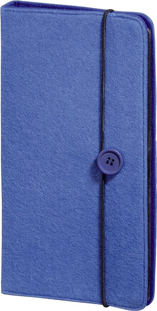 Hama CD-/DVD-/Blu-ray-Tasche Felt 48, Blau (00095677)