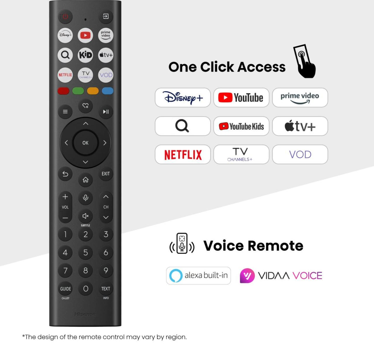 Hisense A7Q 65A7Q 65" QLED Smart TV 4K UHD VIDAA Dolby Vision HDR10+ Multituner Schwarz