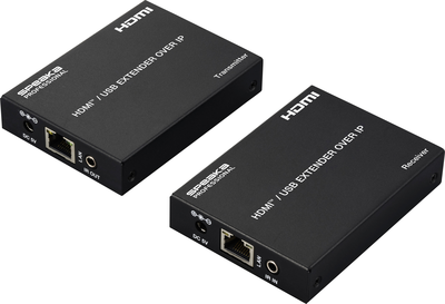 SpeaKa Professional SP-HDE-350 HDMI Extenderüber Netzwerkkabel RJ45 KVM-Funktion Tastatur (SP-12774724)