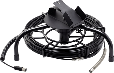 VOLTCRAFT BS-14mm/25m Endoskop-Sonde Sonden-Ø 14 mm 25 m Wasserdicht, Wechselbare Kamerasonde, Optionale Verlängerungen, Fokussierung, Bild-Funktion (BS-14mm/25m)