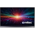 Ernitec 22" 24/7 Full-HD PoE Surveillance Monitor 2x HDMI 2.0 VGA RJ45 1080p