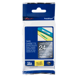 Brother TZePR955 Premium Silber/Weiß (TZEPR955)