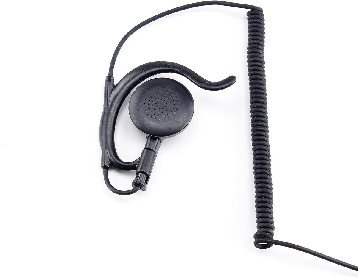 Sepura EH6 Ohrhörer mit verstellbarem Halter, 3,5 mm Einschraub-Klinkenstecker, zum Anschluss an STP8/9000, SC21 zum Anschluss an ein Lautsprechermikrofon mit 3,5 mm Buchse (300-00564)
