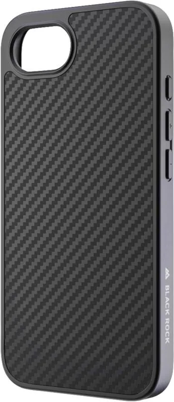 Black Rock Cover Robust Carbon für Apple iPhone 16e 6,1" Schwarz