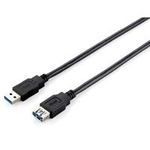 USB-Kabel Equip Verl. USB 3.0 AA St/Bu 2.00m schwarz (128398)