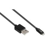 Good Connections USB 2.0 Lade- und Datenkabel für iPhone/iPad/iPod USB-A Stecker an Lightning (2510-AL005S)