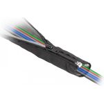 Delock EMV Abschirmgeflechtschlauch mit Reißverschluss hitzebeständig 1 m x 30 mm schwarz (20848)