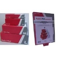 MAILmedia Universal-Versandverpackung Pack'n Post, Größe XS Innenmaße: (B)245 x (T)145 x (H)41 mm - 5 Stück (BP08802010)