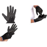 HYGOSTAR Touchscreen-Arbeitshandschuh BLACK ACE TOUCH, L Nylon-Feinstrick mit Strickbund, 1/4 PU-Beschichtung an - 12 Stück (33434)