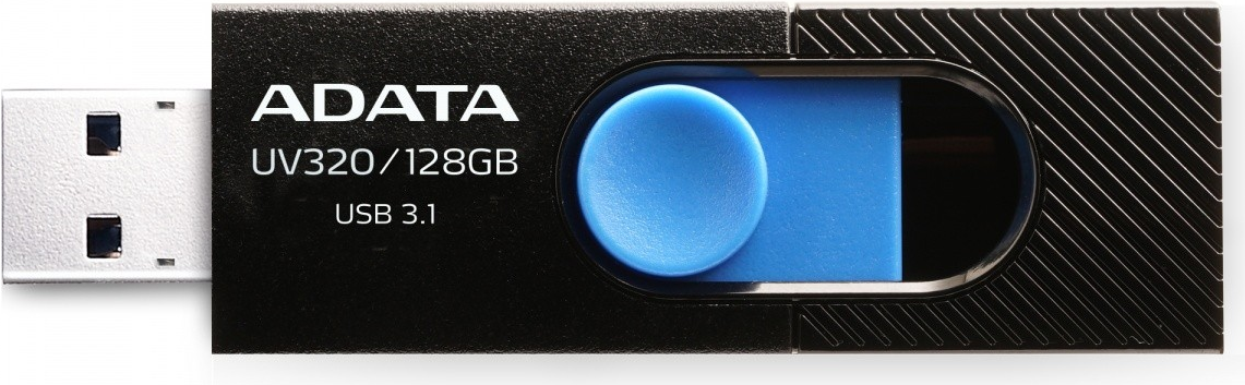 Adata USB 3.0 UV320 128GB Black/Blue (AUV320-128G-RBKBL)