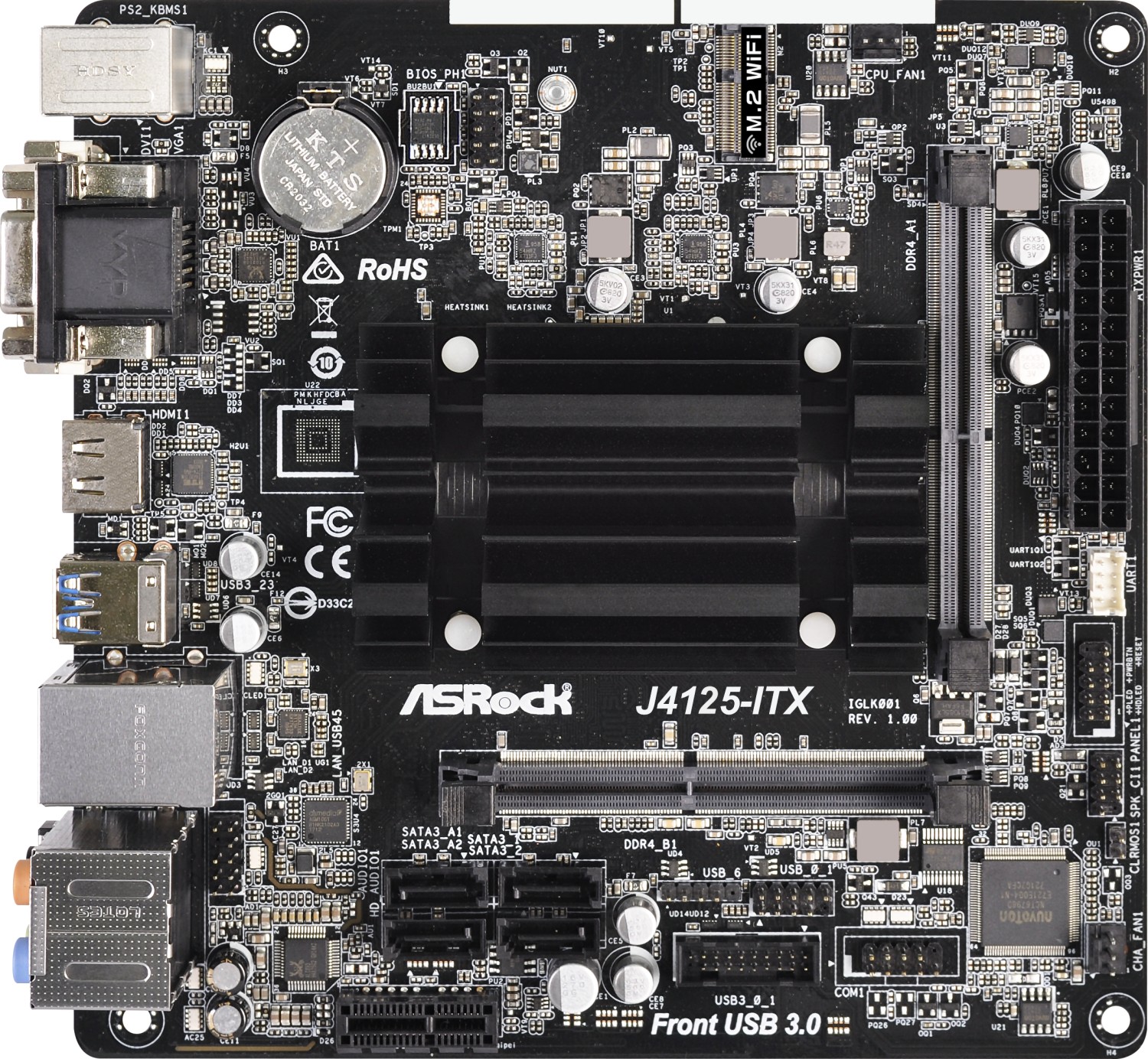 AsRock MB Intel J4125-ITX Gemini Lake (90-MXBCE0-A0UAYZ) (geöffnet)