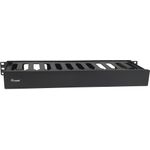 Equip 19" Rack Mount Kabelmanagement-Panel, Schwarz. Typ: Kabelmanagementtafel, Produktfarbe: Schwarz, Gehäusematerial: Acrylnitril-Butadien-Styrol (ABS). Breite: 482,6 mm, Tiefe: 48,4 mm, Höhe: 87,5 mm. Verpackungsbreite: 495 mm, Verpackungstiefe: 95 mm, Verpackungshöhe: 55 mm. Breite des Versandkartons: 510 mm, Länge des Versandkartons: 300 mm, Höhe des Versandkartons: 520 mm (327318)