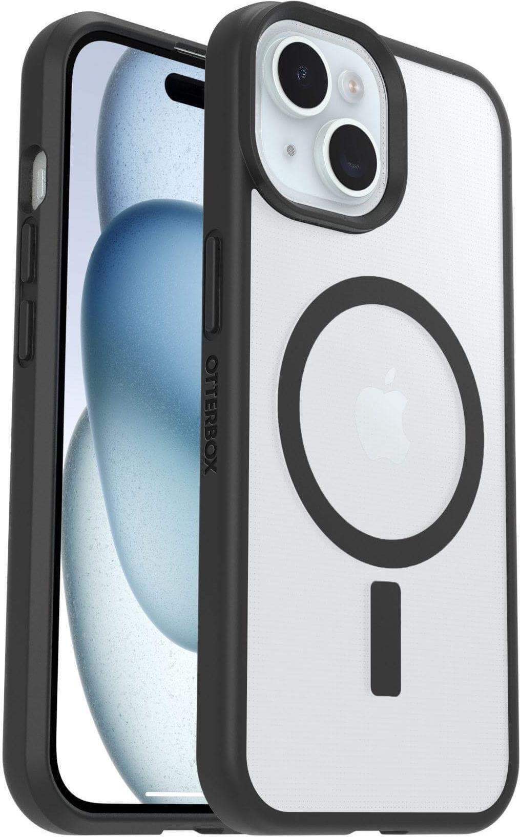 OtterBox React MagSafe iPhone 16e/15/14/13 -clear/black (77-98203)