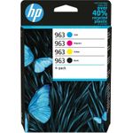 HP 963 4er-Pack Schwarz, Gelb, Cyan, Magenta (6ZC70AE#301)