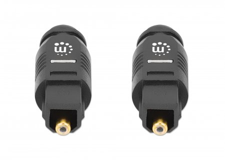 Manhattan Toslink Digitales Optisches Audiokabel 1 m TOSLINK Schwarz