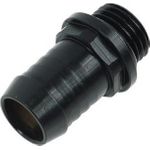 Alphacool HF 13mm (1/2") Schlauchanschluss G1/4 mit O-Ring "FatBoy" - Deep Black (17090)