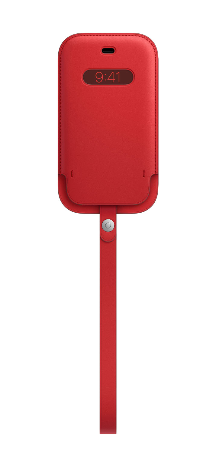 Apple with MagSafe (PRODUCT) RED - Schutzhülle für Mobiltelefon - Leder - Rot - für iPhone 12 mini (MHMR3ZM/A)
