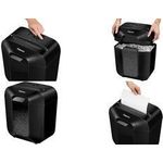 Fellowes Powershred LX25 Aktenvernichter mit Partikelschnitt P-4, 4 x 37 mm, bis 6 Blatt, weiß (100109815)