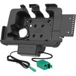 RAM Mounts EZ-Roll'r Halteschale für Zebra ET40/45 (8?) Diese RAM Mounts EZ-Roll?r Halteschale ist für Zebra ET4x 20,30cm (8")  Serie mit Zebra Rugged Boot geeignet.Die Halteschale wird durch einen 5.5mm DC-Anschluss mit Strom versorgt und lädt das Gerät in dem Dock auf.Peripheriegeräte werden über den integrierten Dual USB-A Anschluss unterstützt.Zum Einlegen wird die Unterseite des Gerätes in die Halteschale eingelegt und bis zum Einrasten in die Halteschale gedrückt.Durch die Aussparungen an den Tasten und Anschlüssen können diese weiterhin ohne Einschränkungen genutzt werden.Die Halteschale ermöglicht auch durch die Aussparung der Innenseite, dass die Scanfunktion des Tablets weitergenutzt werden kann.Tablet Zubehör wie z.B. PowerPack Akku können hier zusätzlich untergebracht werden. Die Rückseite der Gerätehalteschale ist für die Aufnahme einer VESA 75x75 mm oder runden Basisplatte (nicht im Lieferumfang enthalten) vorbereitet.Produktmerkmale RAM Mounts RAM-HOL-ZE20PD2U:Kompatibel mit PowerPack AkkuLeichtes Einlegen und einfache EntnahmeZusätzliche Montageplatte für die Befestigung zusätzlicher Geräte oder ZubehörNur mit Zebra Rugged Boot nutzbarAnschlussbuchse: 5.5mm DCAusgangsbuchse: 2x USB-A 2.0 (Peripheriegerät - 900mAh per Port)Übertragungsgeschwindigkeit: 12MbpsEingangs-Kabellänge: ca. 100 cmAusgangs-Kabellänge: ca. 24 cmZertifikate: RoHS, FCC, WEEE, CE & UKCAZusätzliche Hinweise: Für eine Nutzung ohne Rugged Boot benötigen Sie das Zubehör RAP-INSERT-ZE20U.Diese Halteschale ist nicht mit einer IntelliSkin kompatibel.Für die Anwendung mit einer IntelliSkin Schutzhülle nutzen Sie bitte RAM-GDS-DOCK-ZE20PD2U.Abgebildete Geräte gehören nicht zum Lieferumfang.Es wird ausschließlich die RAM-HOL-ZE20PD2U Halteschale geliefert. (RAM-HOL-ZE20PD2U)