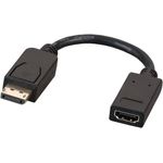 EFB-Elektronik DisplayPort Adapter,DP Stecker,auf HDMI Typ A Buchse, 4K 30HZ Hersteller: EFB Elektronik (EB484-4K30)