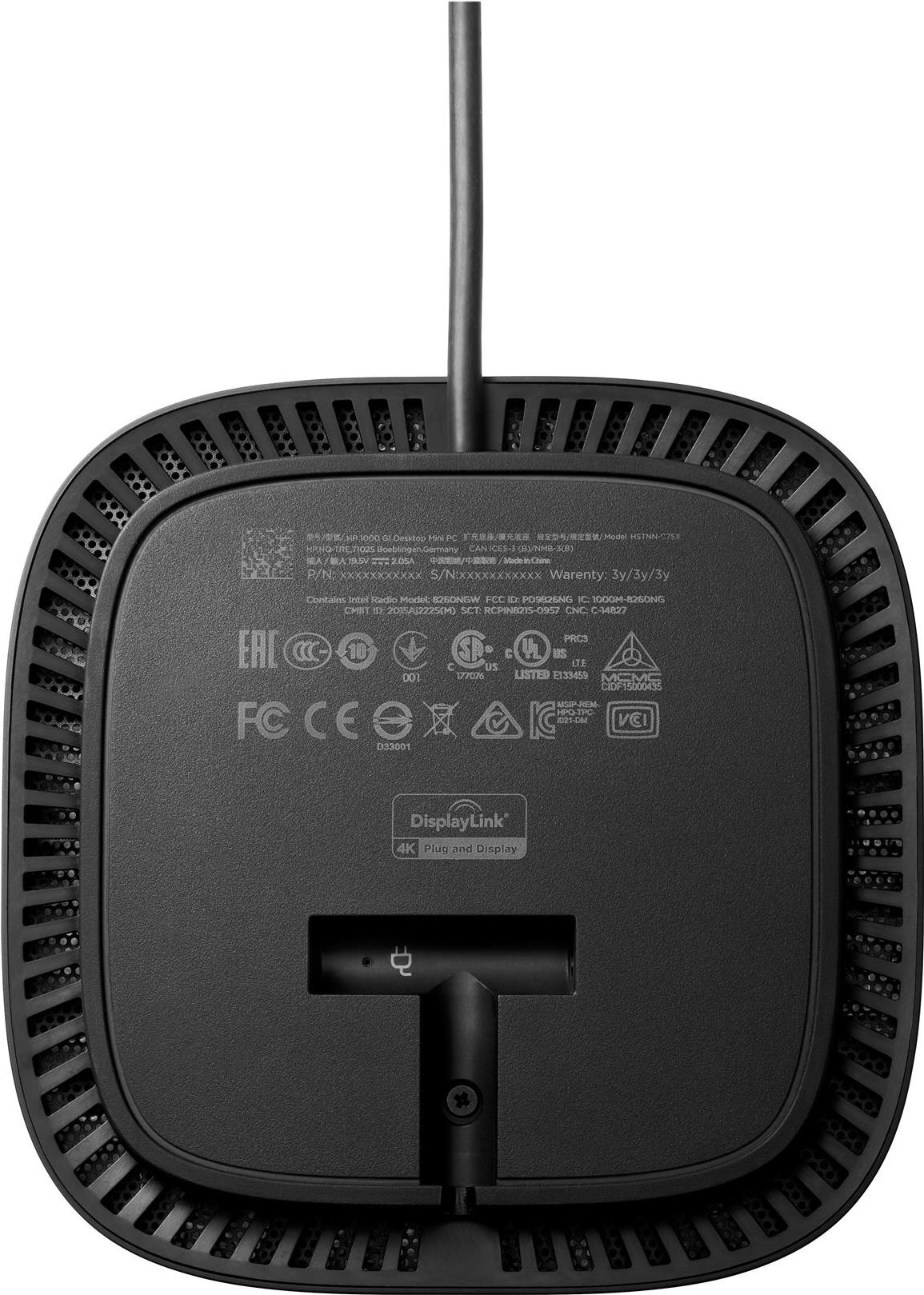 HP USB-C/A Universal Dock G2 Dockingstation Schwarz