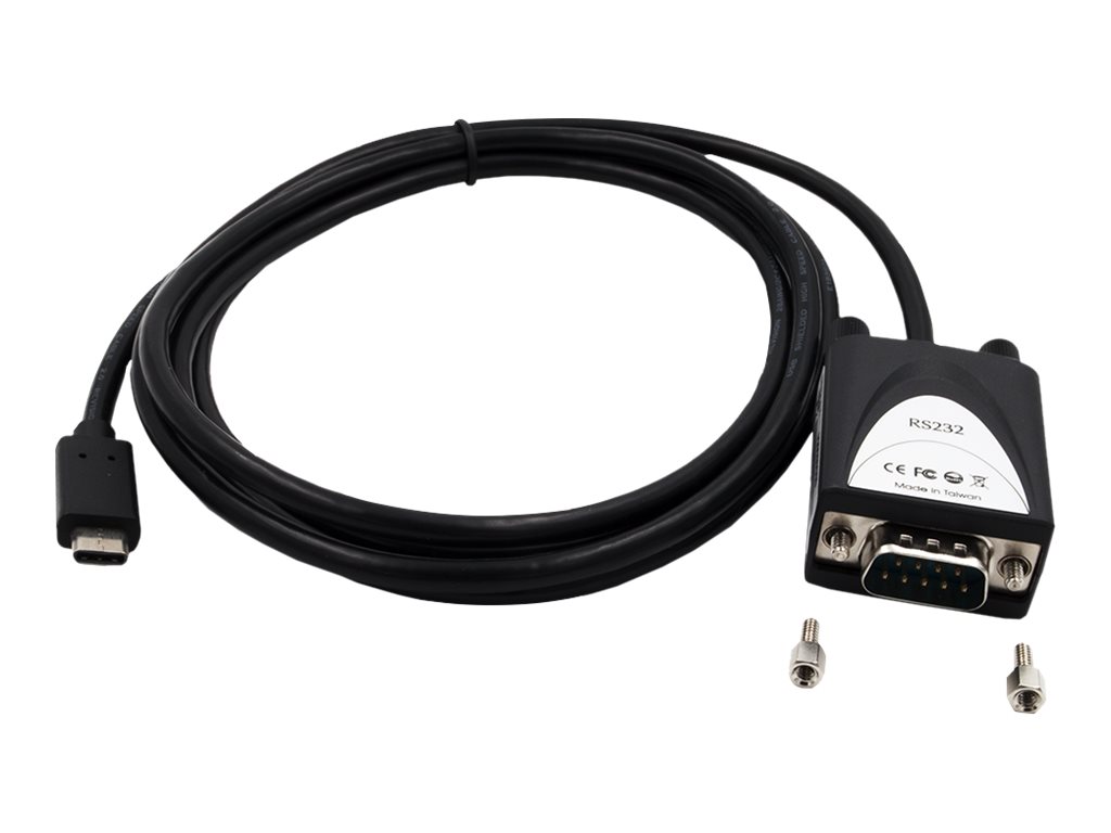 EXSYS EX-2311-2IS Serieller Adapter USB-C auf RS-232 DB-9 1,8 m Schwarz